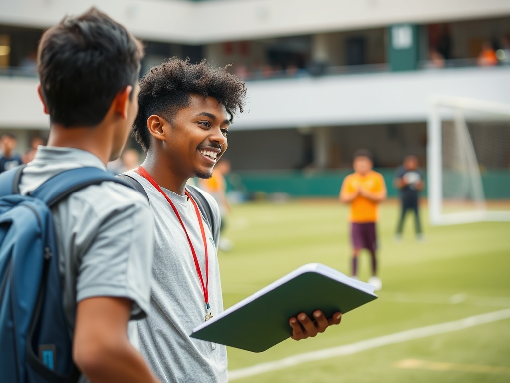 A student celebrating a study victory by checking off a goal