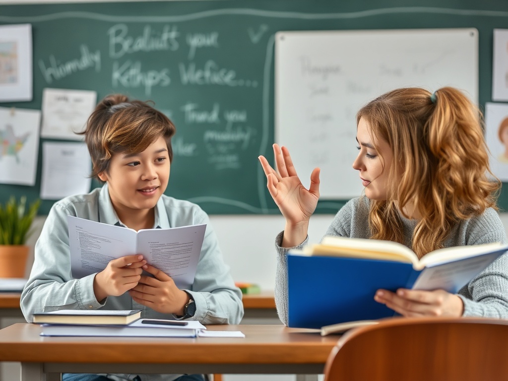 student briefly distracted then refocusing on study materials, realistic and relatable moment