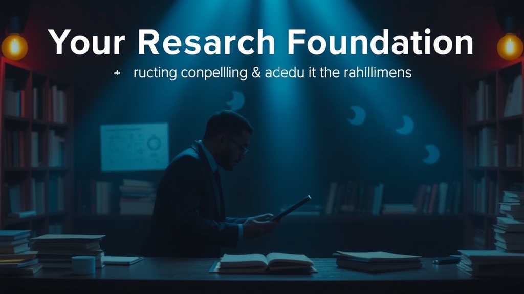 Your Research Foundation: Constructing Compelling Academic Arguments