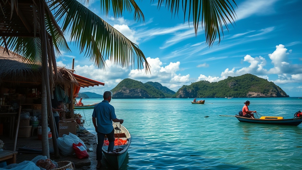 Finding and Navigating Remote Tropical Island Markets