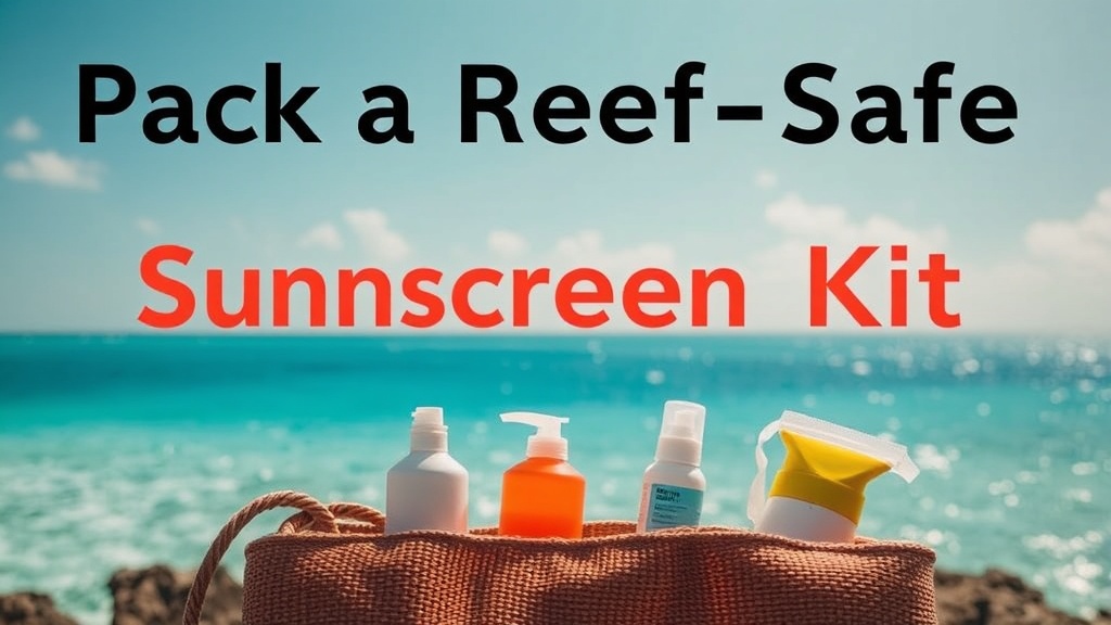 Pack a Reef-Safe Sunscreen Kit