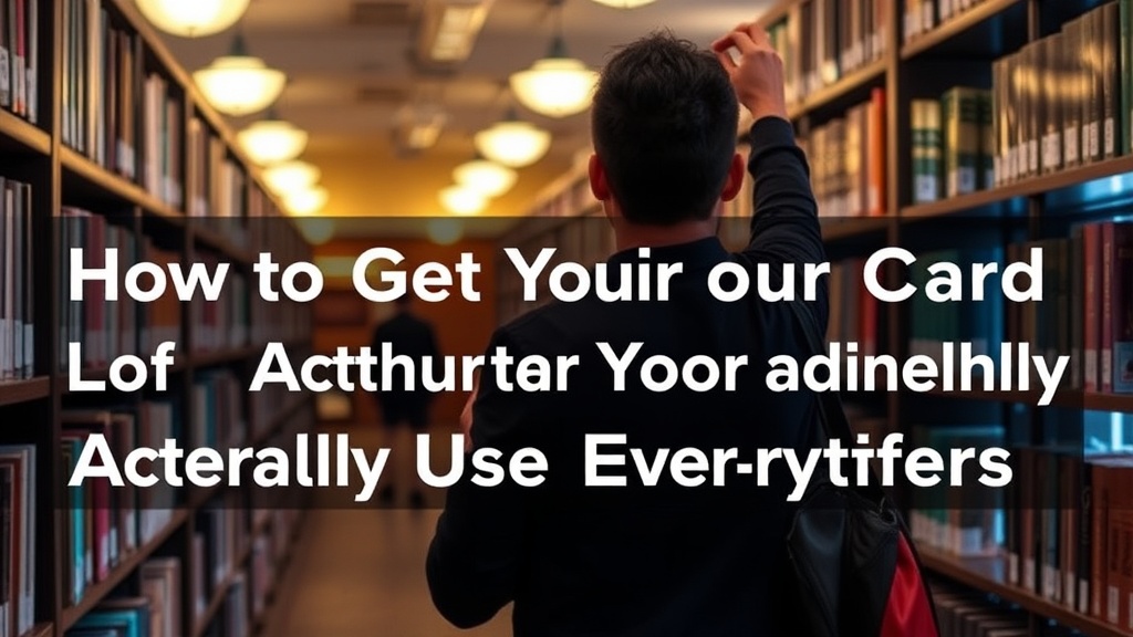 How to Get Your Library Card and Actually Use Everything It Offers