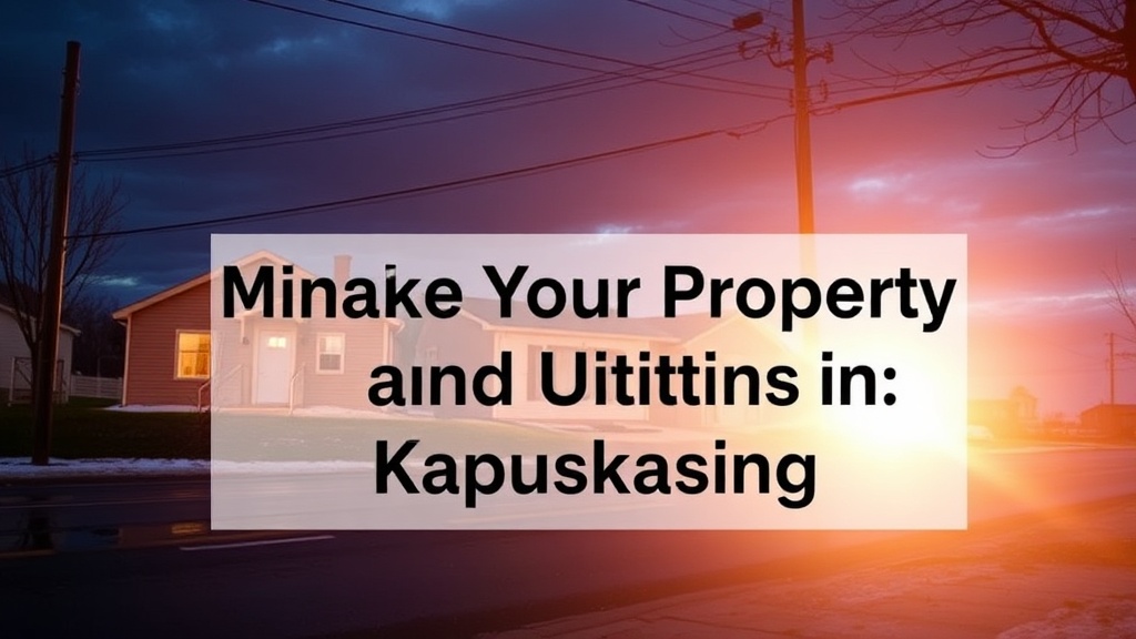 Managing Your Property and Utilities in Kapuskasing