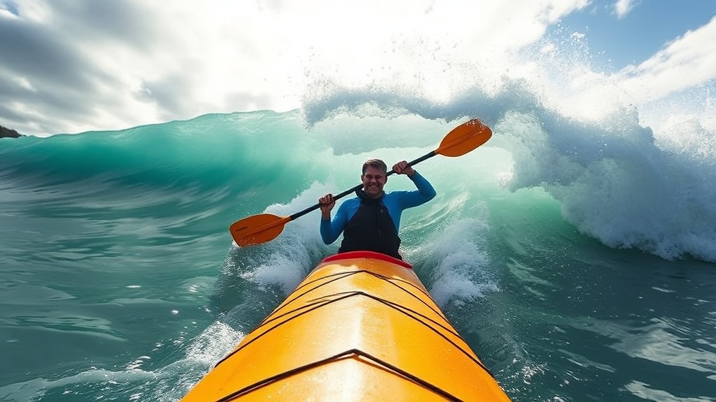 How to Catch and Ride Your First Wave in a Surf Kayak