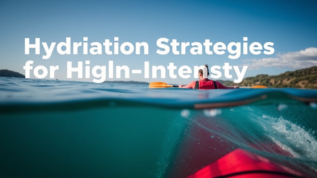 Hydration Strategies for High-Intensity Paddle Sessions