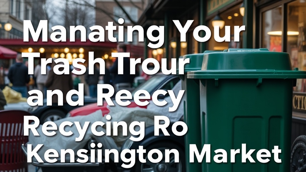 Managing Your Trash and Recycling Routines in Kensington Market