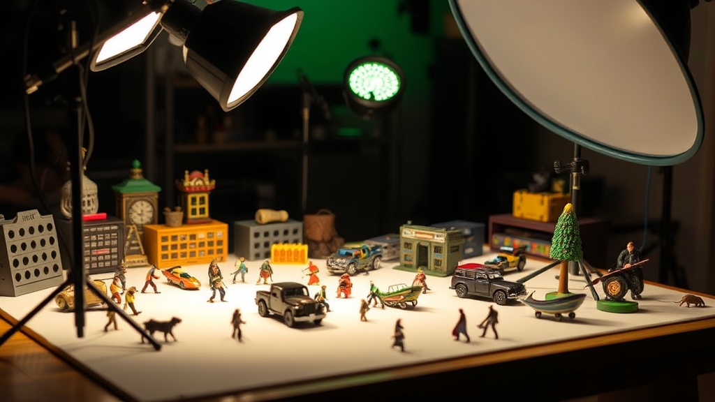 Setting Up a Professional Lighting Layout for Small Collectibles