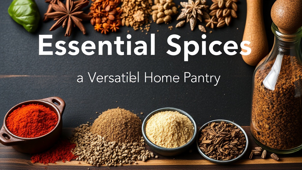 Essential Spices for a Versatile Home Pantry