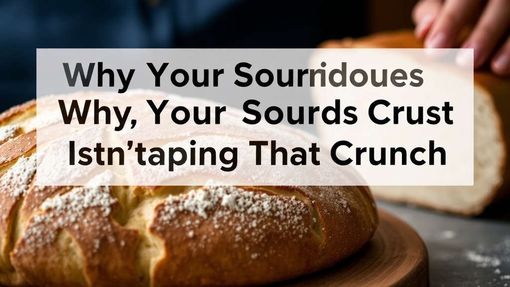 Why Your Sourdough Crust Isn't Developing That Perfect Crunch