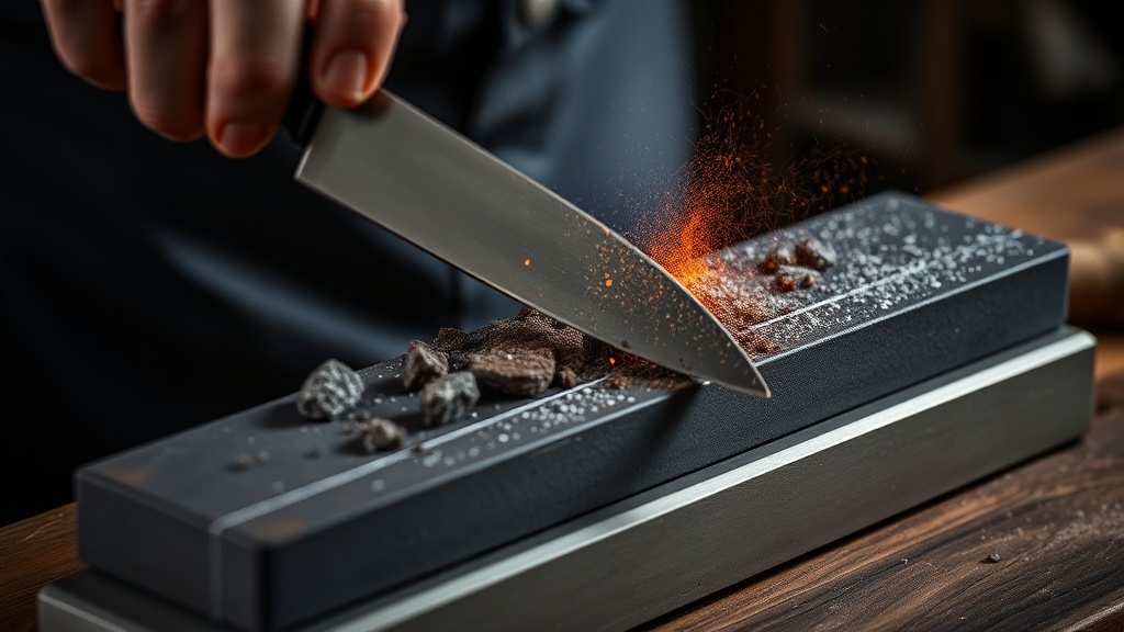 How to Sharpen a Dull Knife Using a Whetstone
