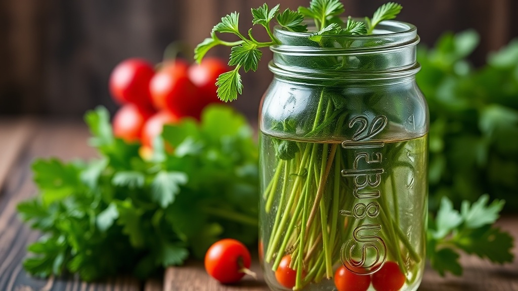 Save Your Fresh Herbs with a Simple Glass Jar Trick