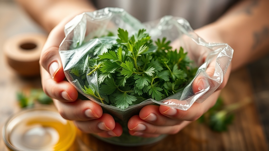 Why Freezing Fresh Herbs in Oil Beats Drying Every Time