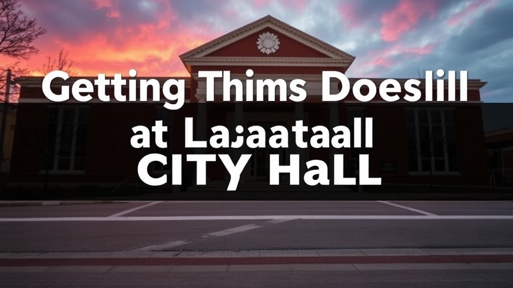 Getting Things Done at Lacombe City Hall: A Resident's Guide to Municipal Services