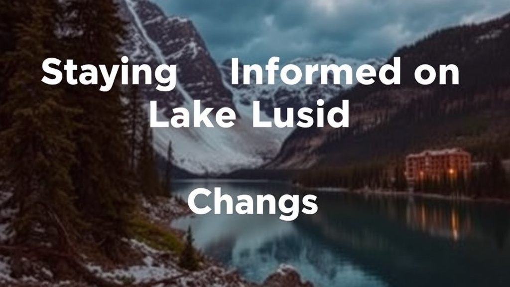 Staying Informed on Lake Louise Local Government and Council Changes