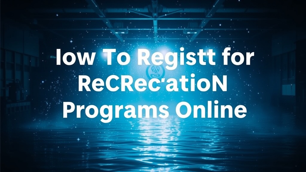 How to Register for La Prairie Recreation Programs Online