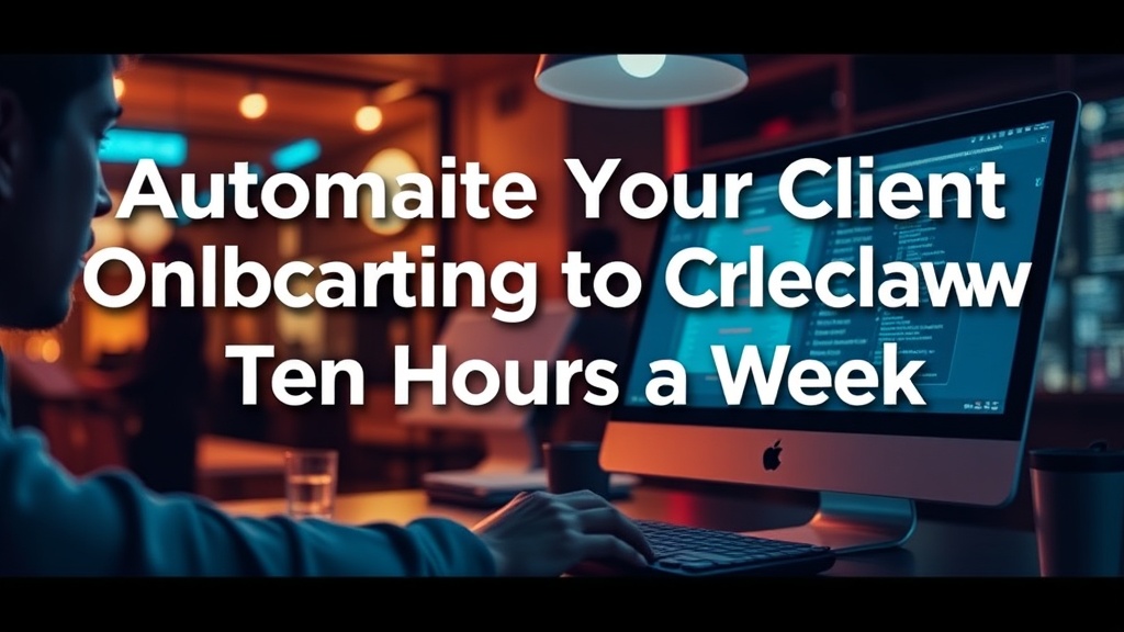 Automate Your Client Onboarding to Reclaim Ten Hours a Week