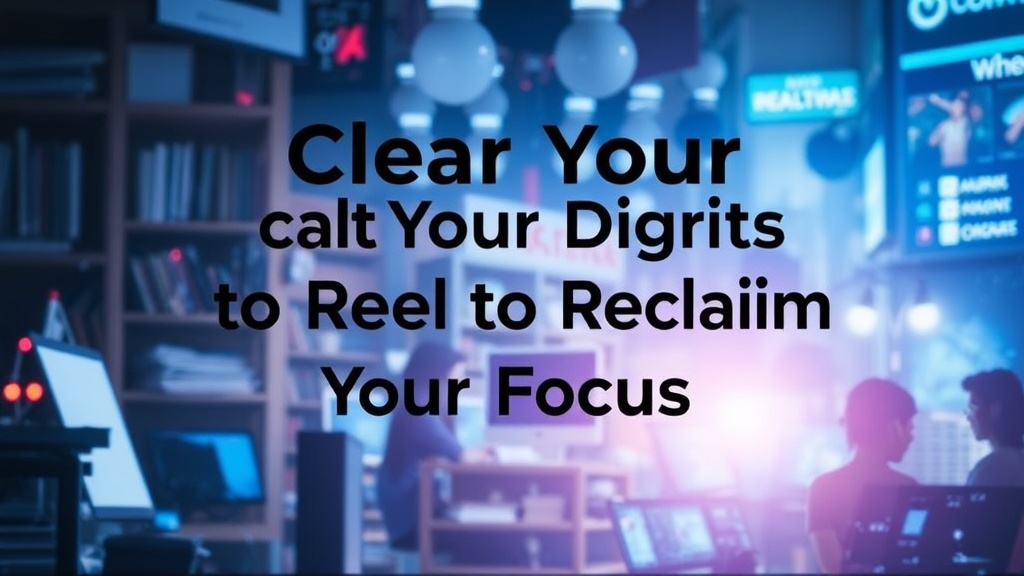 Clear Your Digital Clutter to Reclaim Your Focus