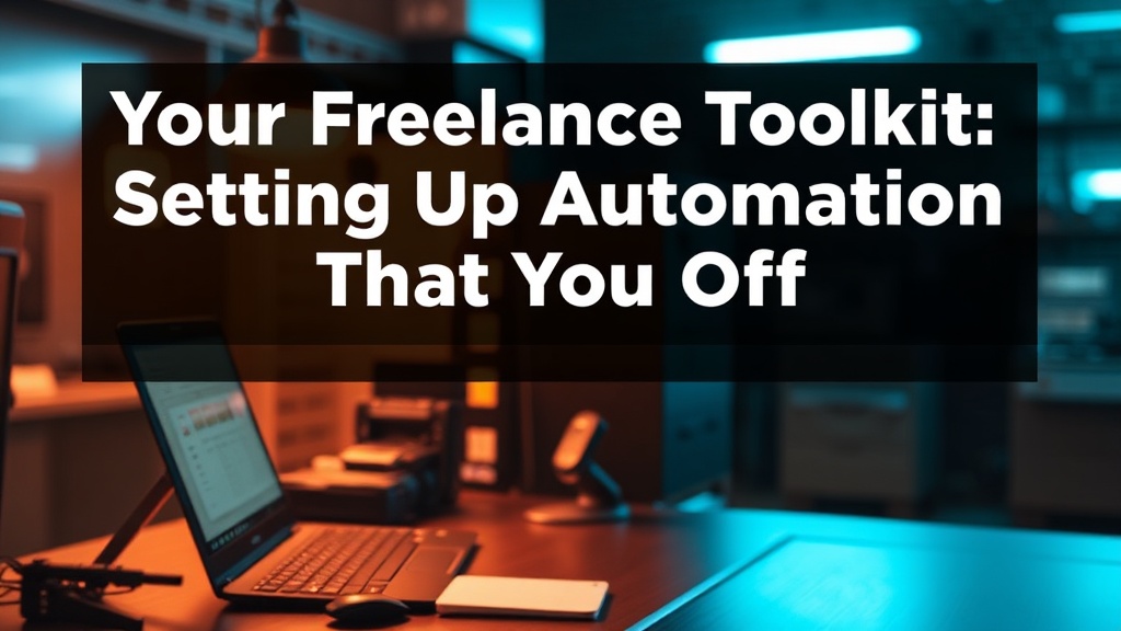 Your Freelance Toolkit: Setting Up Automation That Pays Off