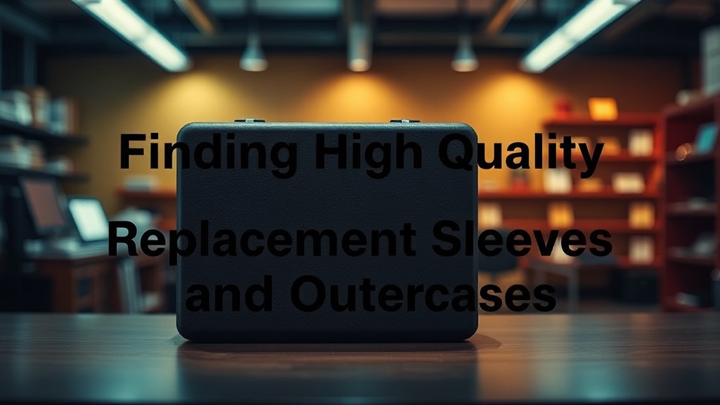 Finding High-Quality Replacement Sleeves and Outercases