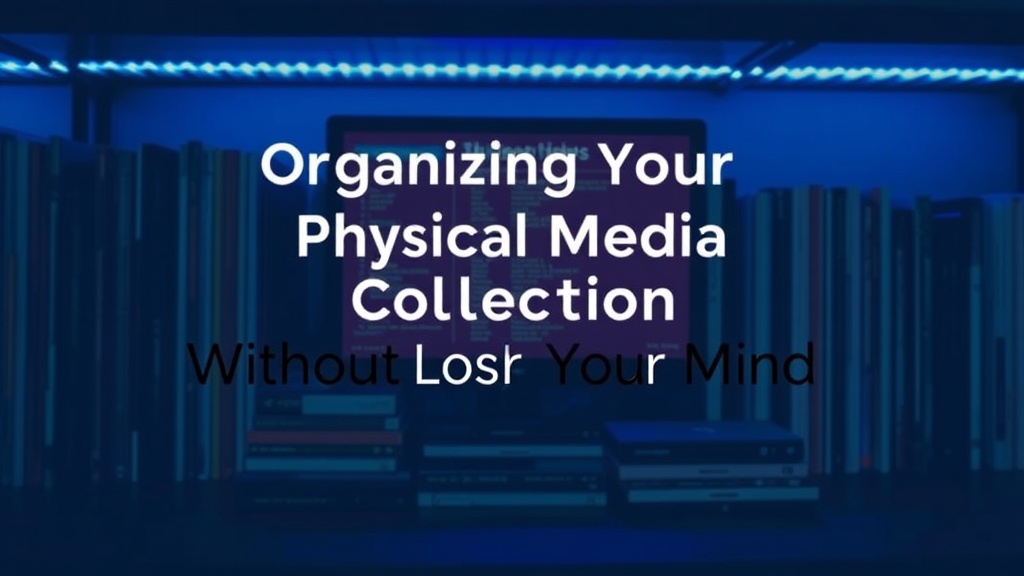 Organizing Your Physical Media Collection Without Losing Your Mind