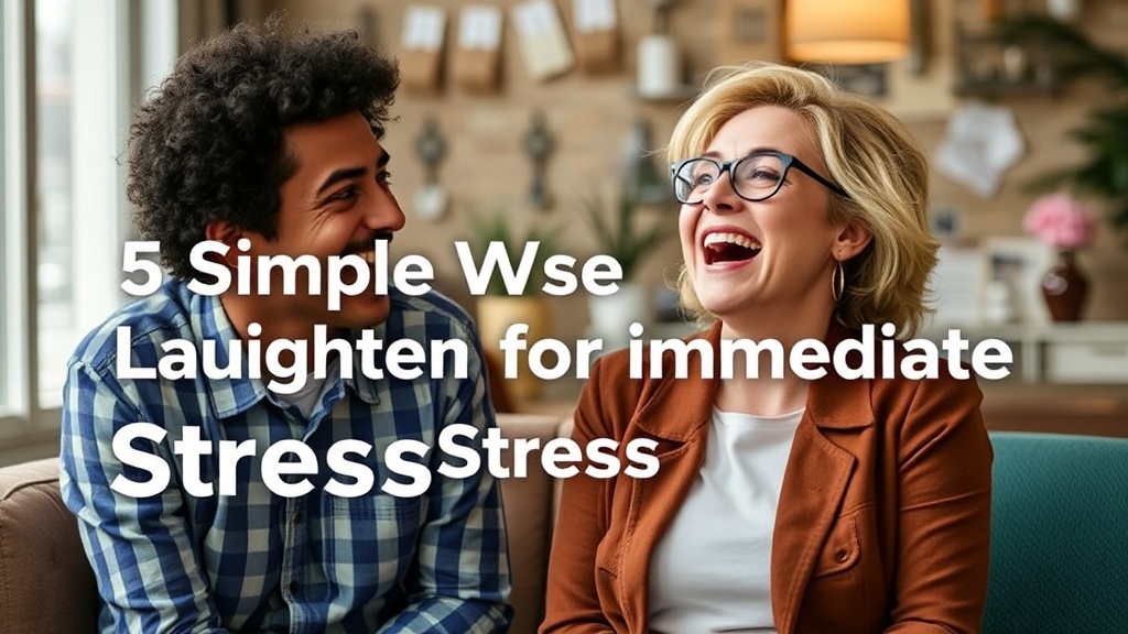 5 Simple Ways to Use Laughter for Immediate Stress Relief