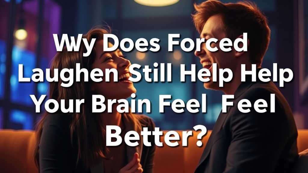 Why Does Forced Laughter Still Help Your Brain Feel Better?