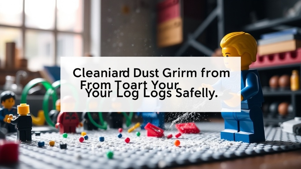 Cleaning Dust and Grime From Your LEGO Builds Safely