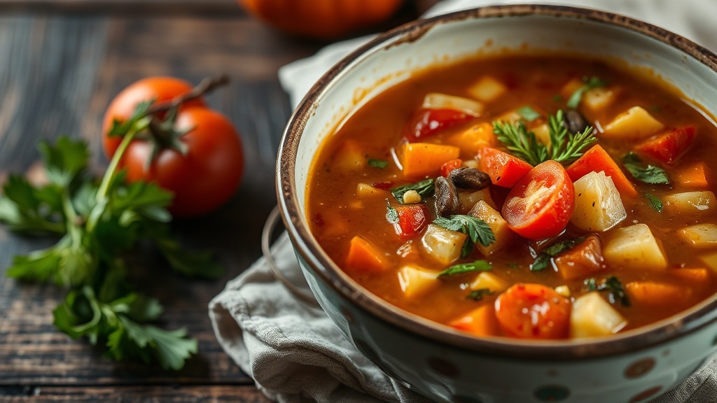 Rustic Farmhouse Vegetable Soup: A Hearty Bowl of Comfort