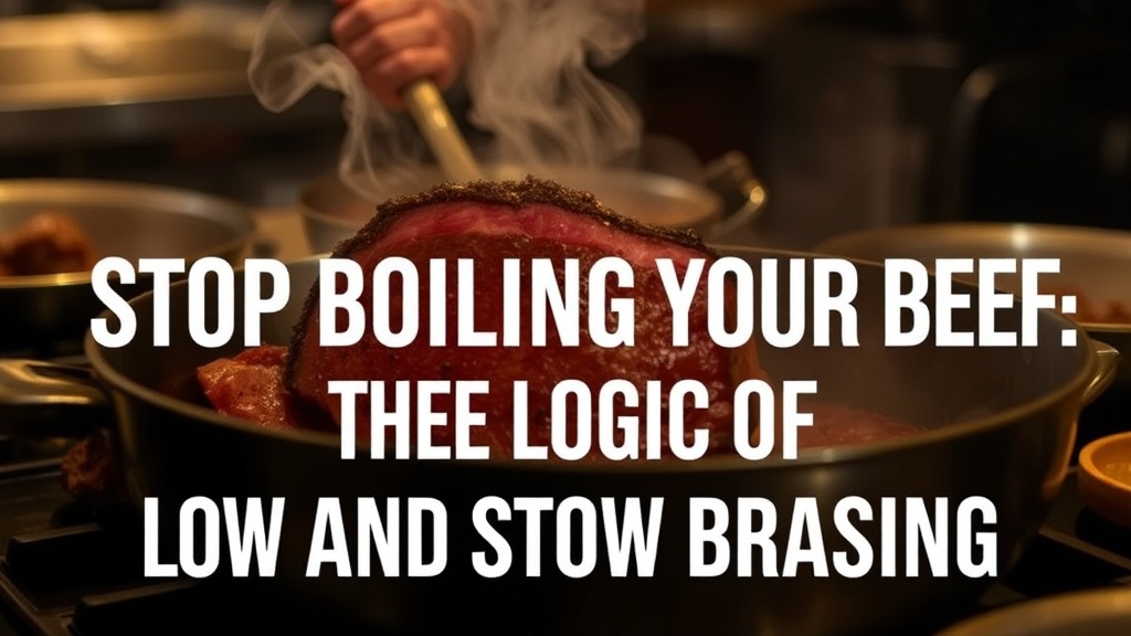 Stop Boiling Your Beef: The Logic of Low and Slow Braising