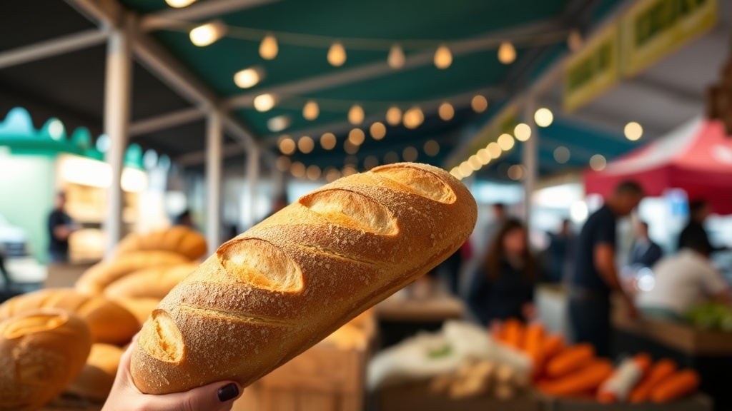 Grab a Fresh Baguette at the Longueuil Farmers Market