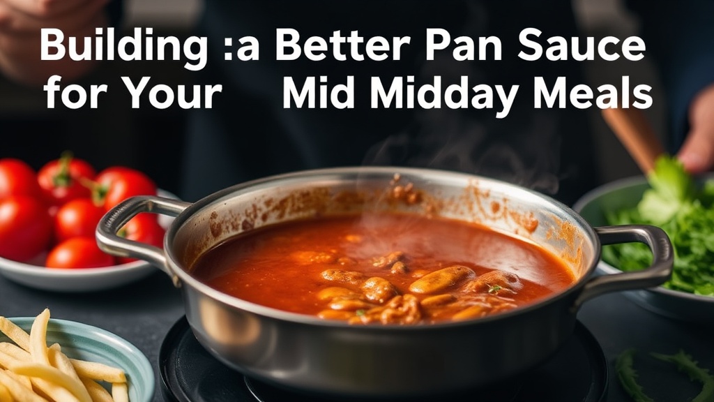 Building a Better Pan Sauce for Your Midday Meals