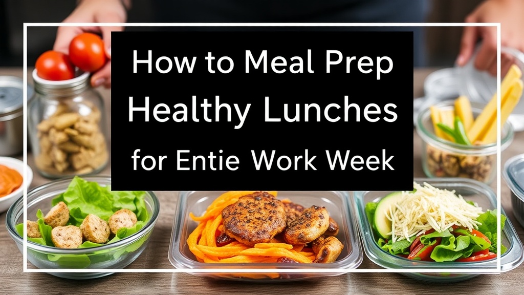 How to Meal Prep Healthy Lunches for the Entire Work Week