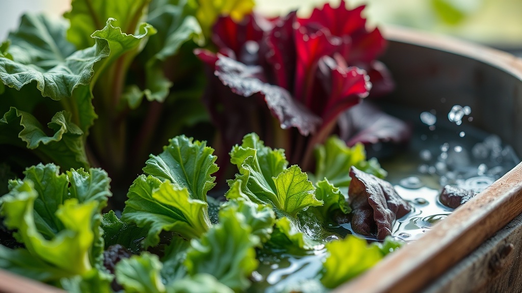 Revive Your Wilted Greens with a Quick Cold Water Shock