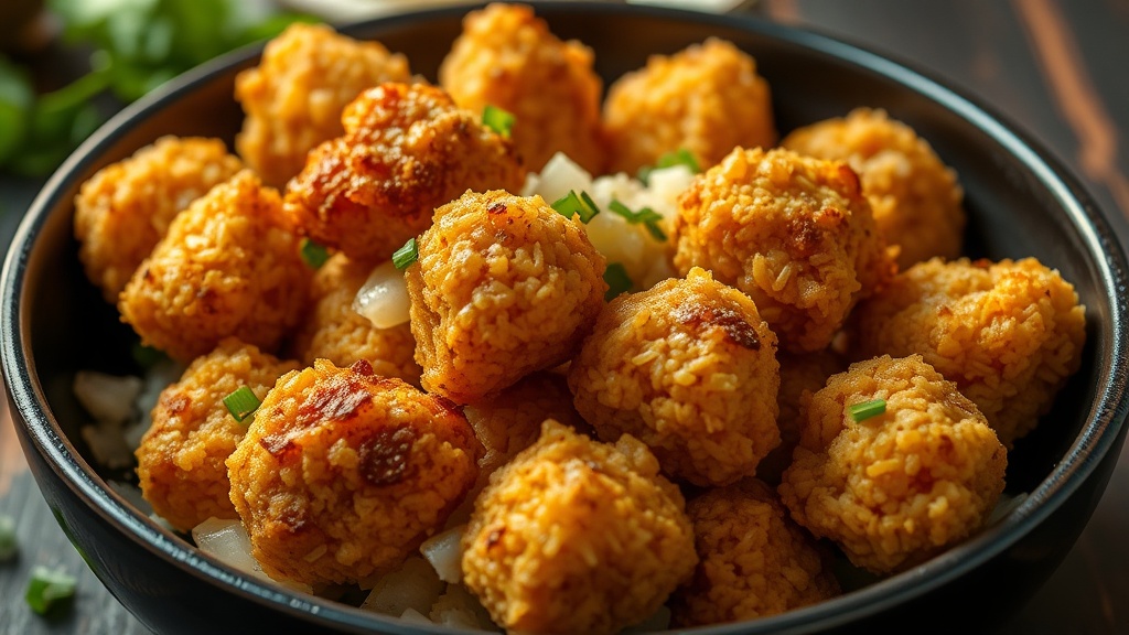 Transform Leftover Rice into Crispy Golden Nuggets