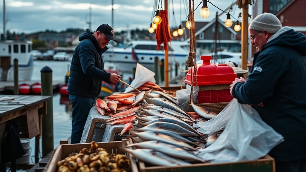 Finding the Best Seasonal Catch at the Lunenburg Waterfront