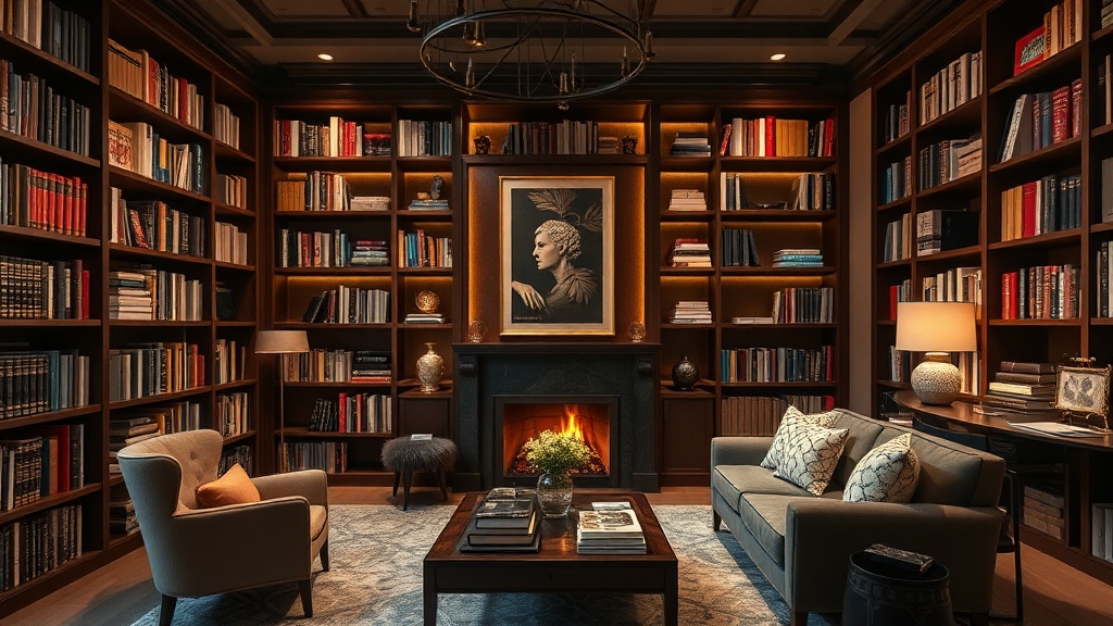 Setting Up a Sophisticated Home Library