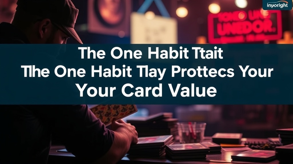 The One Habit That Instantly Protects Your Card Value (Most Collectors Ignore It)