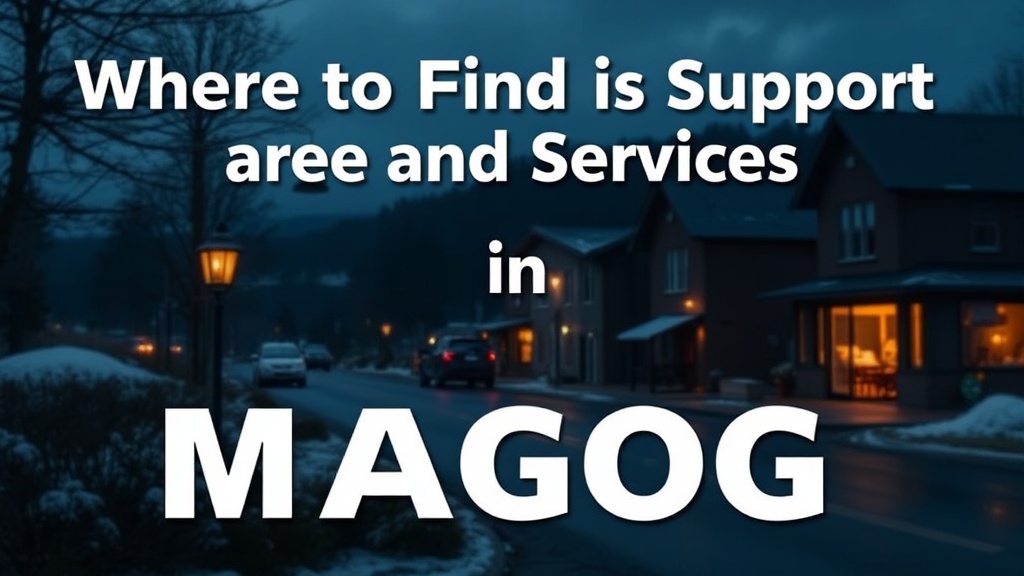 Where to Find Support and Services in Magog