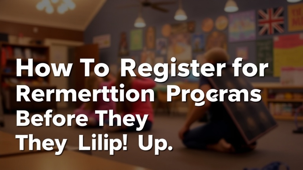 How to Register for Martens Ville Recreation Programs Before They Fill Up