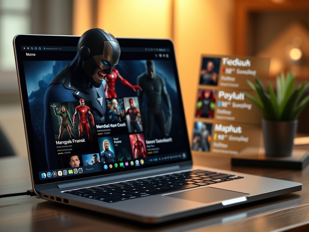 collector checking online preorders for Marvel figures on laptop with multiple listings and release dates