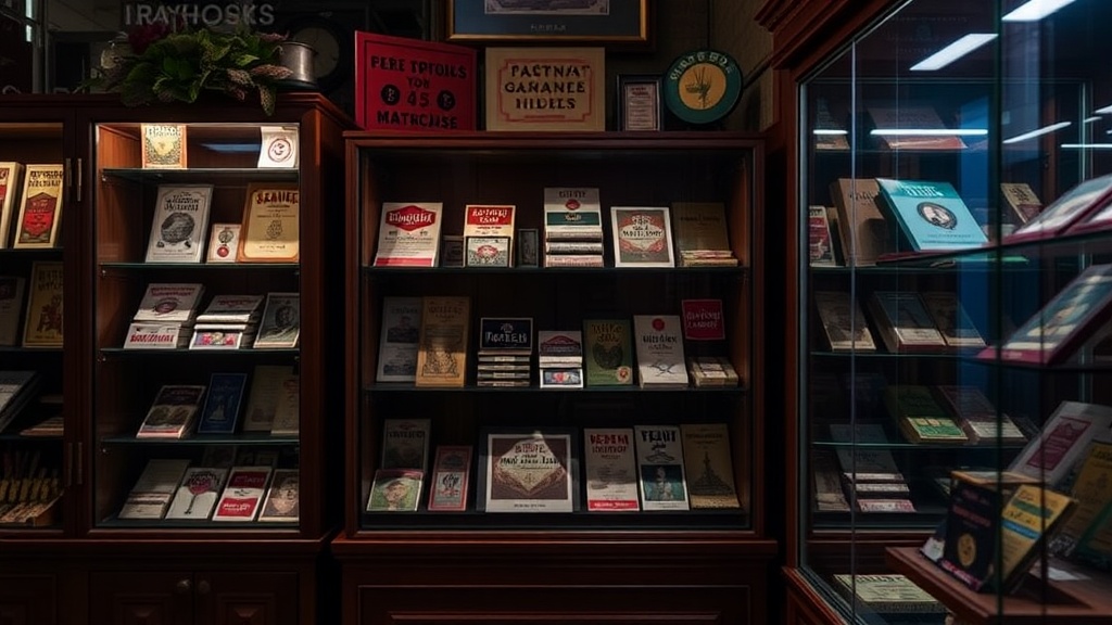 Selecting Display Cases for Vintage Matchbooks