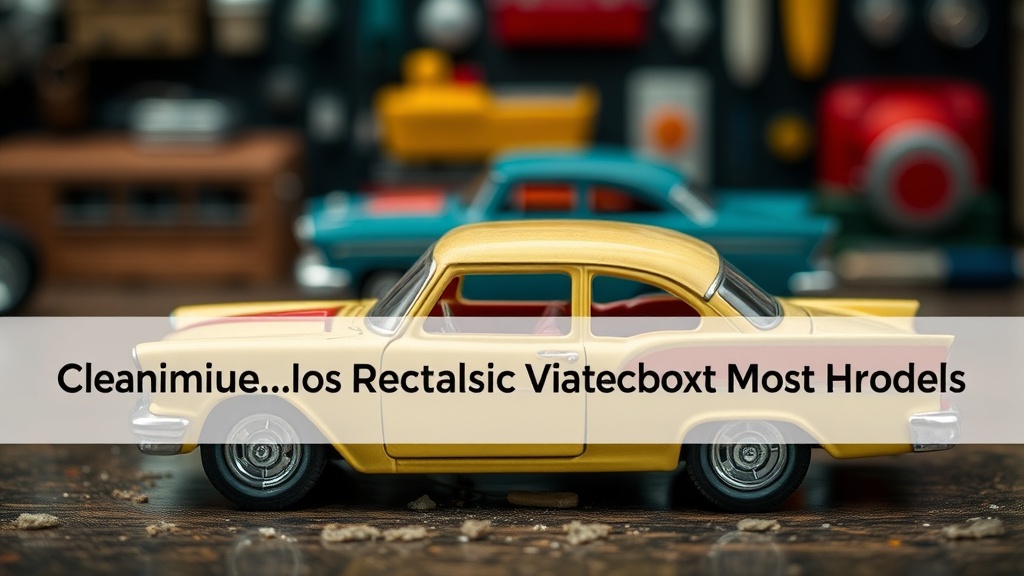 Cleaning and Restoring Vintage Matchbox Diecast Models