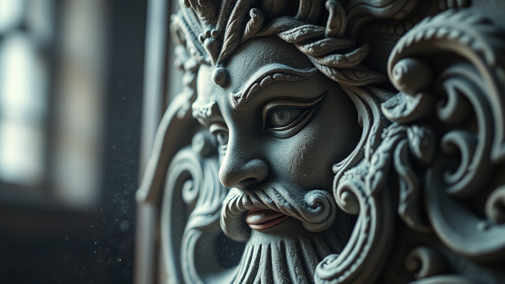 Cleaning Dust From Intricate Sculpted Details