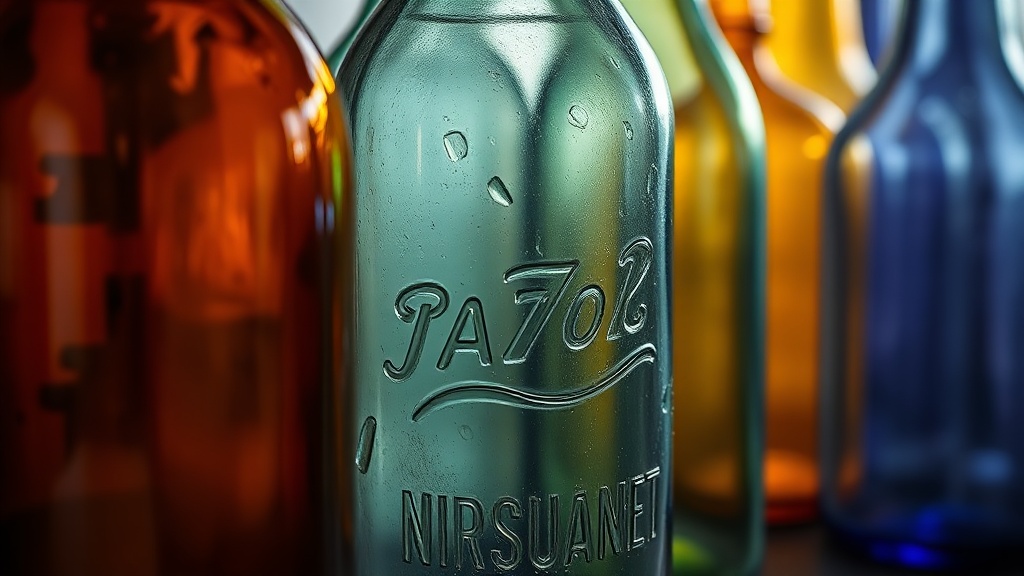 Identifying Real Vintage Glass Bottle Colors and Textures