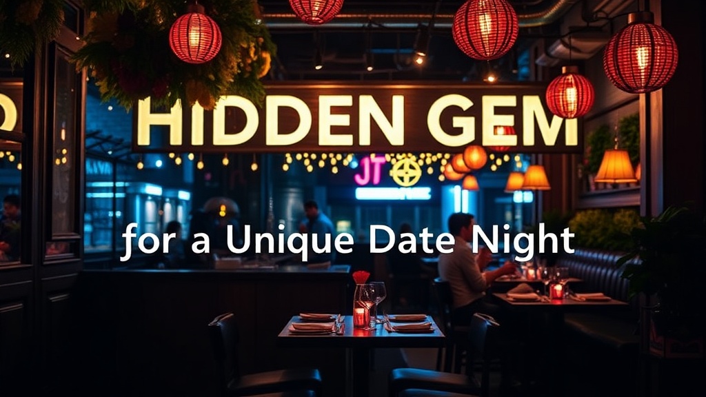 Hidden Gem Eateries for a Unique Date Night