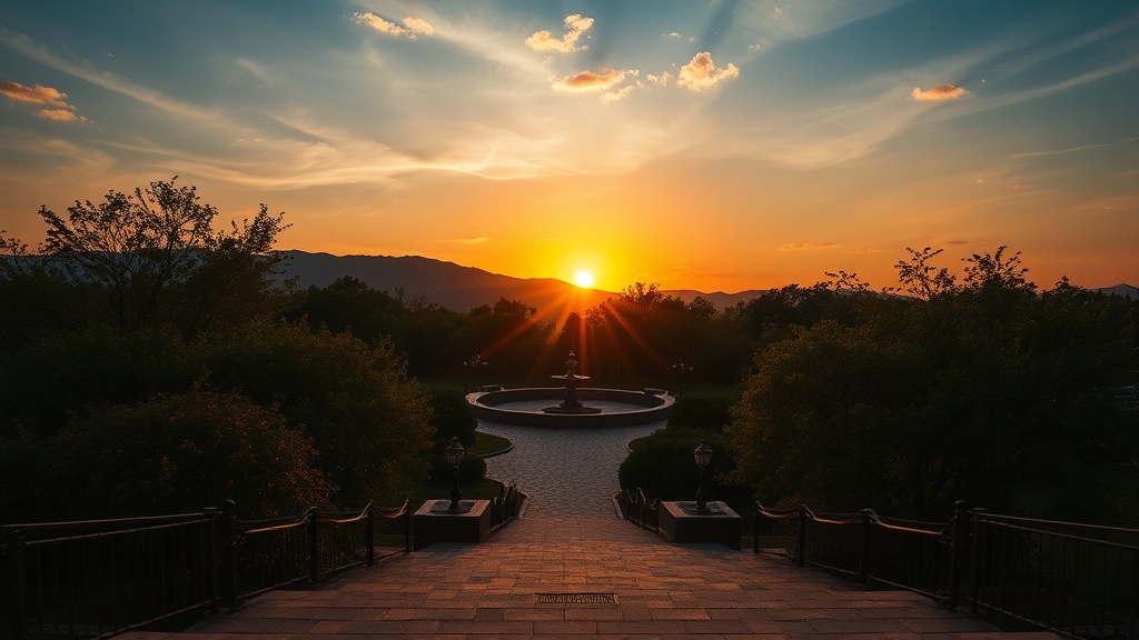 Sunset Views at Sarthia Park