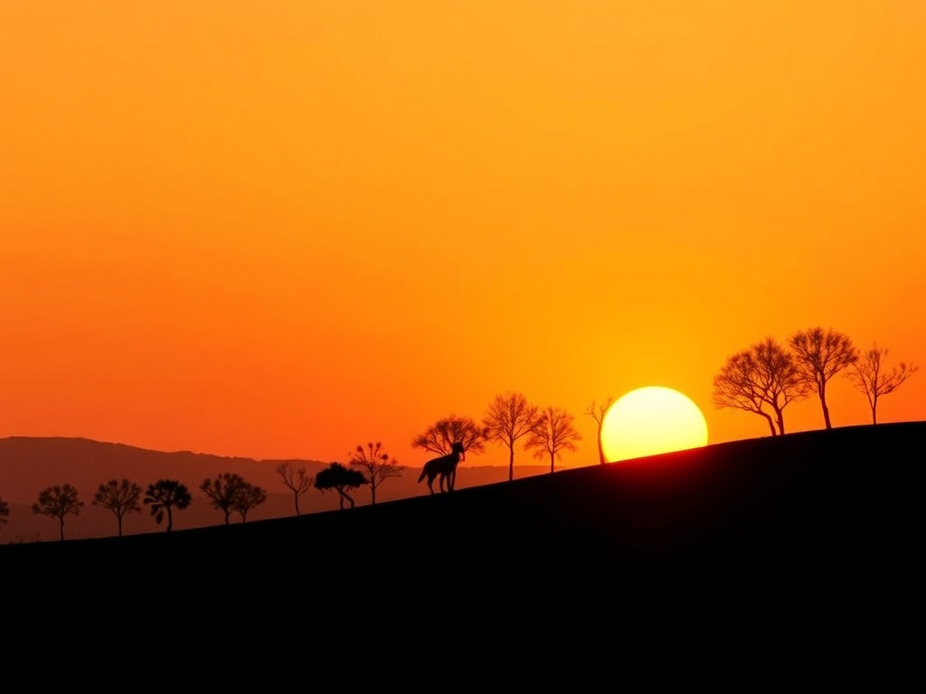 gradual sunrise progression, symbolic of slow growth and steady progress