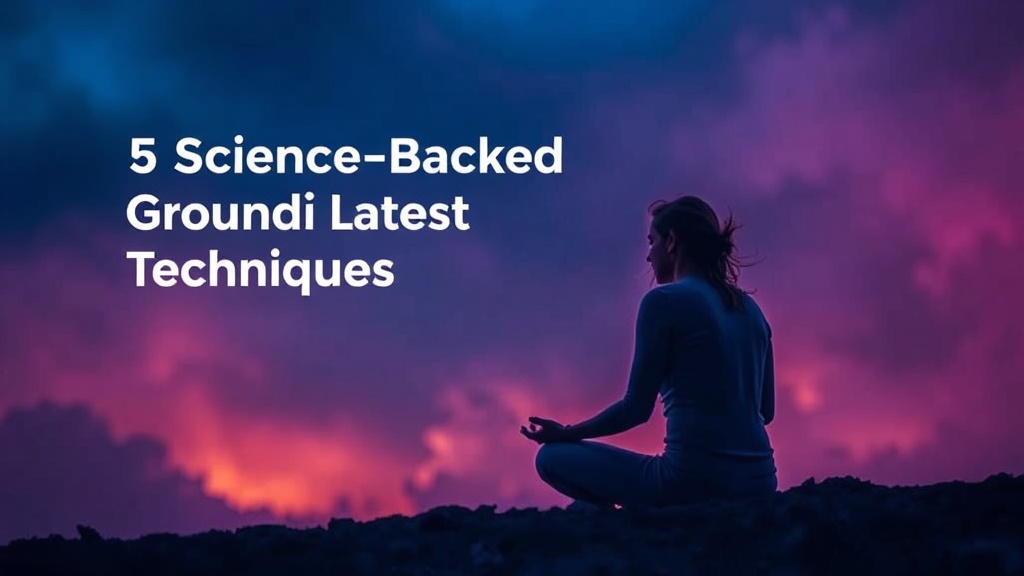 5 Science-Backed Grounding Techniques for Anxiety Relief