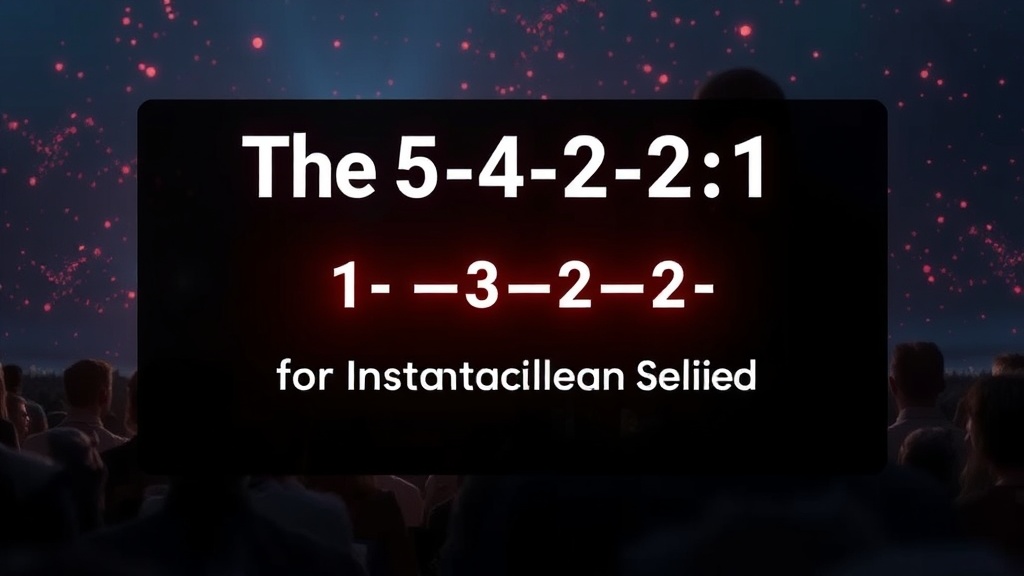 The 5-4-3-2-1 Grounding Technique for Instant Anxiety Relief