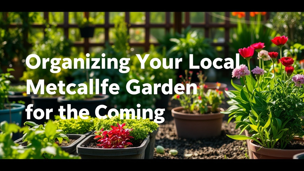 Organizing Your Local Metcalfe Garden for the Coming Season